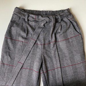 Plaid Trousers - Pants